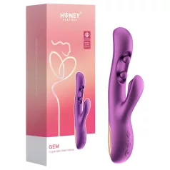   Honey Play Box Gem - G-spot en clitoris vibrator met slimme kralen - paars