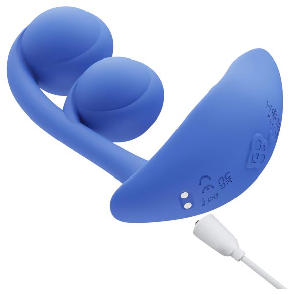 Honey Play Box Melody - slimme, parel 2in1 vibrator (blauw)