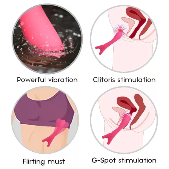 Cotoxo Eiffel Finger - G-spot vibrator - oplaadbaar - rood