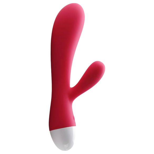 Cotoxo Dolphin & baby - vibrator met clitorisstimulator - oplaadbaar - rood