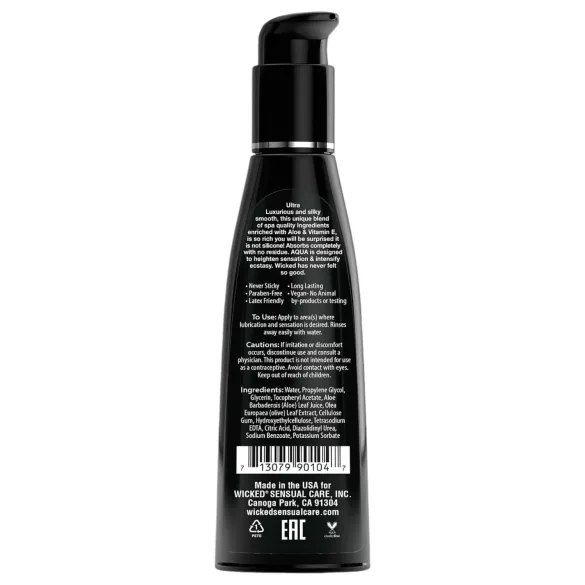 Wicked Aqua - glijmiddel op waterbasis - 120ml