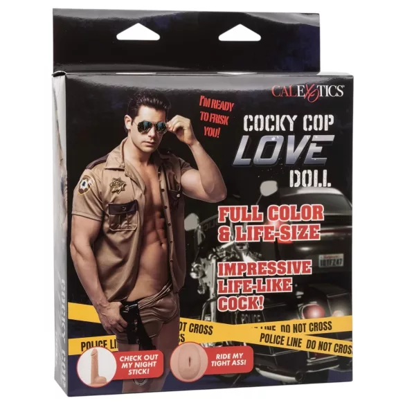 Cocky Cup - opblaasbare man - sekspop - vinyl - levensgroot