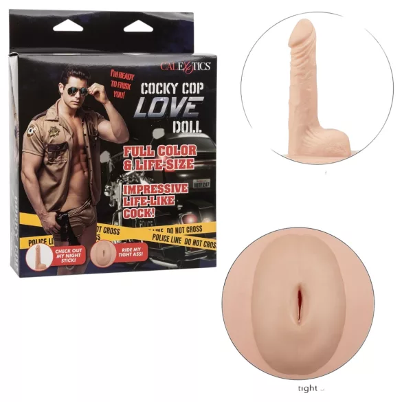 Cocky Cup - opblaasbare man - sekspop - vinyl - levensgroot