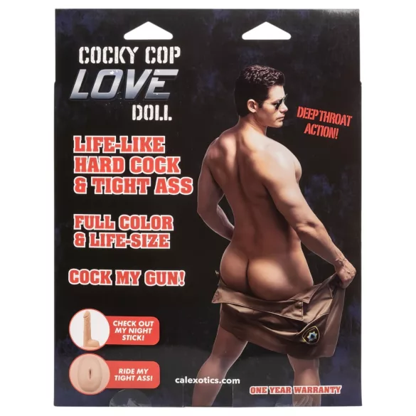 Cocky Cup - opblaasbare man - sekspop - vinyl - levensgroot