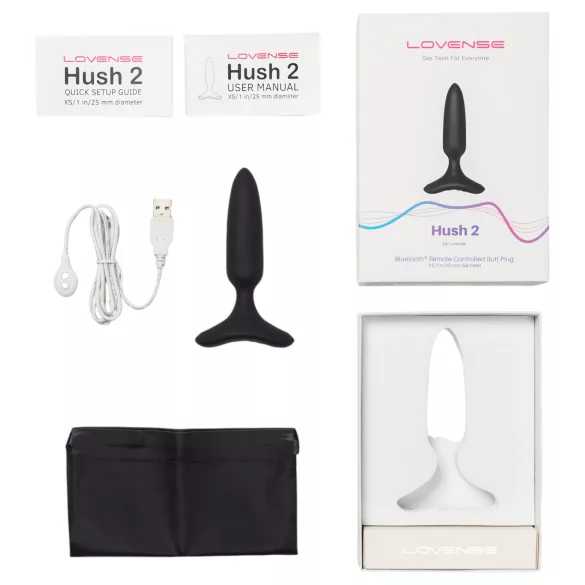Lovense - anaal vibrator klein - oplaadbaar XS 25mm - zwart
