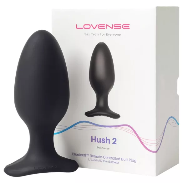 Lovense - anale vibrator met accu - klein formaat 57mm - zwart