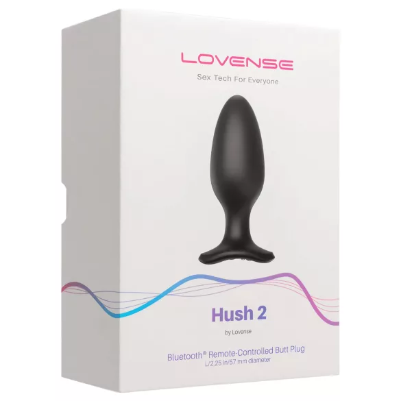 Lovense - anale vibrator met accu - klein formaat 57mm - zwart