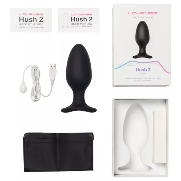 Lovense - anale vibrator met accu - klein formaat 57mm - zwart