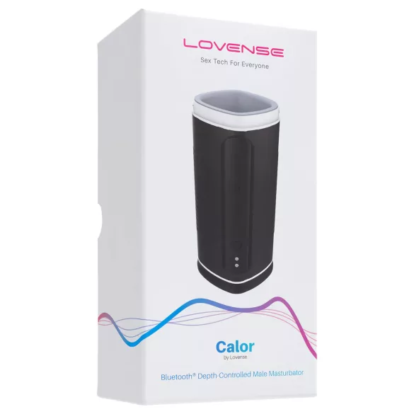 Lovense Calor - App-gestuurde verwarmde masturbator voor mannen (zwart)