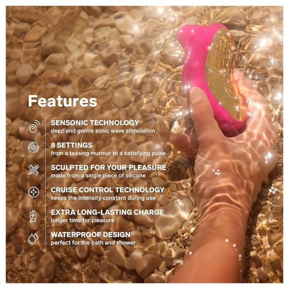 LELO Sona Cruise - geluidsgolf clitorisstimulator (zwart)