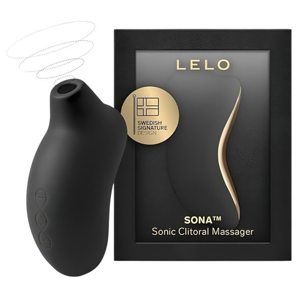 LELO Sona - clitorisstimulator met geluidsgolven - zwart