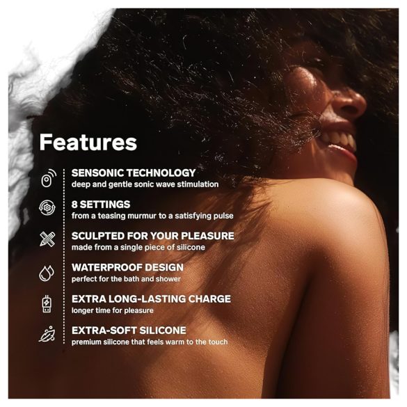 LELO Sona - clitorisstimulator met geluidsgolven - zwart