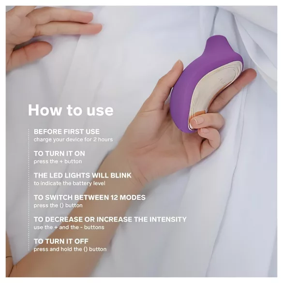 LELO Sona 2 - clitorisstimulator met geluidsgolven - rood