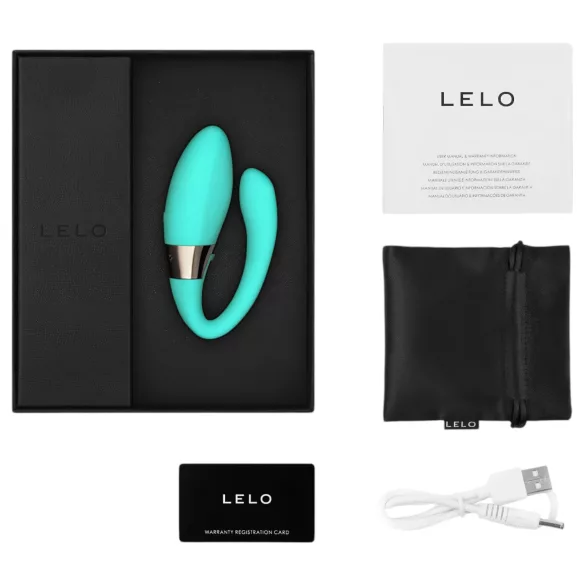 LELO Tiani Harmony - koppel vibrator - oplaadbaar - met app - turquoise