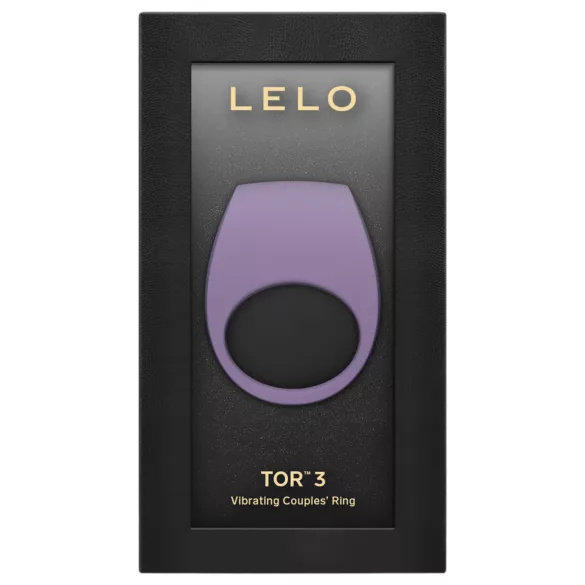 LELO Tor 3 - App-gestuurde vibrerende penisring voor mannen (paars)