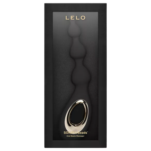 LELO Soraya Beads - anaal vibrator - oplaadbaar, waterdicht - zwart