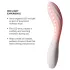 LELO Mona Spectra - slimme G-spot vibrator met LED-licht (wit)