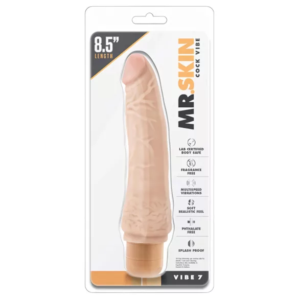Dr. Skin - realistische vibrator - huidkleur