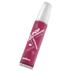   Crushious ZZ POP - eetbare vloeibare vibrator, rood bosvruchten (10 ml)