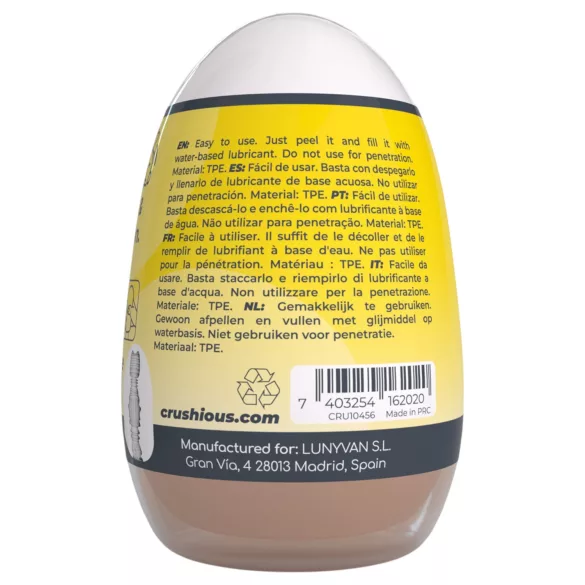 Crushious Ezy Egg Anal - masturbeerei (huidskleur)
