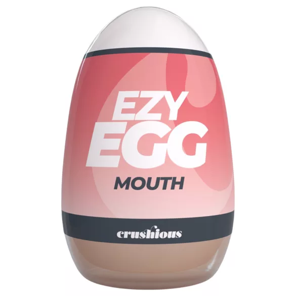Crushious Ezy Egg Mouth - masturbeer-ei (huidskleur)