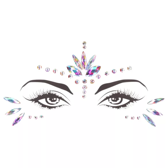 Le Désir Contact - oogstickers - glitter regenboog