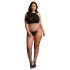 Le Désir Plus Size - feestset met strass - zwart (XL-3XL)