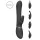 Vive Chou - vibrator met clitorisstimulator - 4-in-1 - zwart