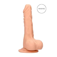 RealRock - realistische dildo met balzak - 17cm - huidskleur