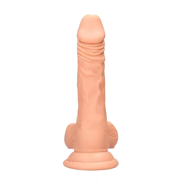 RealRock - realistische dildo met balzak - 17cm - huidskleur