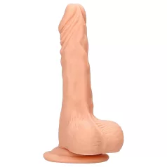   RealRock - dildo met ballen - realistisch - 20 cm - huidskleur