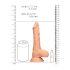 RealRock - dildo met ballen - realistisch - 20 cm - huidskleur