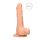RealRock Dong 10 - levensechte dildo met ballen (25 cm) - naturel