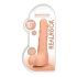 RealRock Dong 10 - levensechte dildo met ballen (25 cm) - naturel