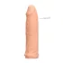 RealRock - penis sleeve - 17 cm - naturel
