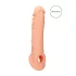 RealRock - penis sleeve - verlengstuk 21cm - transparant