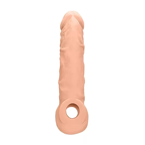 RealRock - penis sleeve - verlengstuk 21cm - transparant