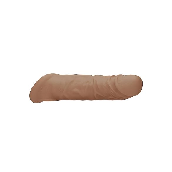 RealRock - penis sleeve - 21 cm - donker huidskleur