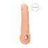 RealRock - penis sleeve - lang 21,5cm - huidkleur