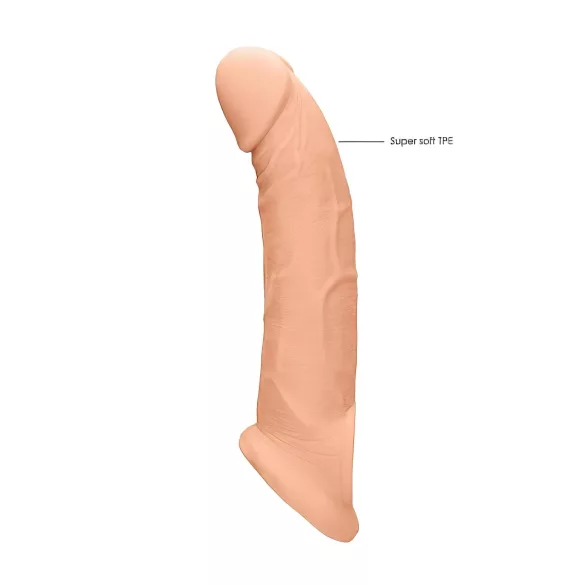 RealRock - penis sleeve - lang 21,5cm - huidkleur