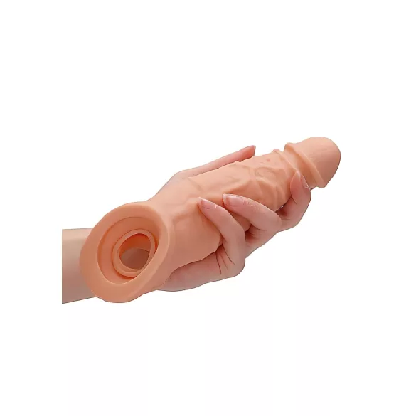 RealRock - penis sleeve - lang 21,5cm - huidkleur
