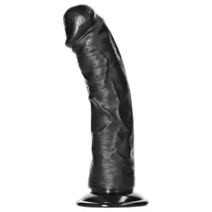 RealRock - realistische dildo met zuignap - 15,5cm - zwart