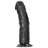 RealRock - realistische dildo met zuignap - 15,5cm - zwart