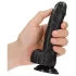RealRock - realistische dildo met zuignap - 15,5cm - zwart