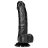 RealRock - realistische dildo met zuignap - 15,5cm - zwart