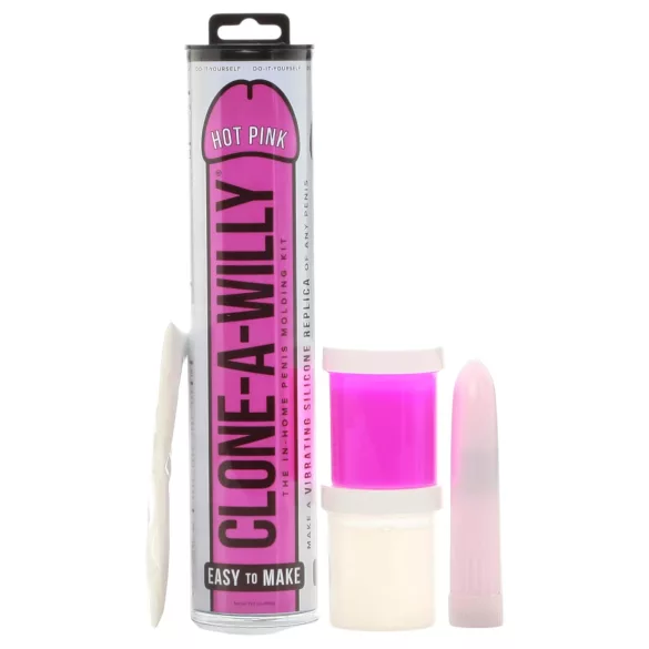 Clone-a-Willy - penis replica set met vibrator - siliconen - roze