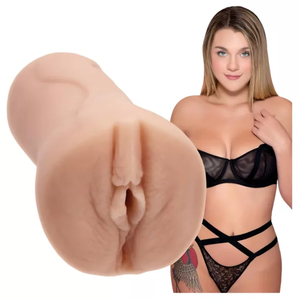 Doc Johnson Gabbie Carter - realistische pocket pussy - Ultraskyn - huidskleur