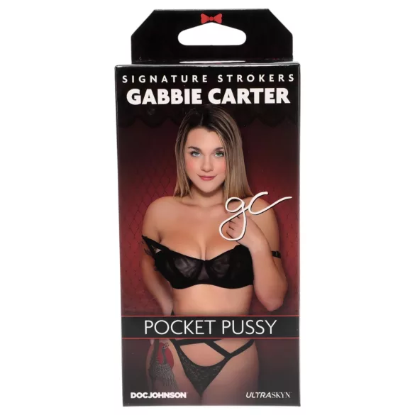 Doc Johnson Gabbie Carter - realistische pocket pussy - Ultraskyn - huidskleur