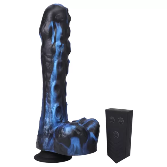 Doc Johnson Mini F-Machine Tendril - stoot vibrator - draadloos - blauw