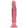 Crystal Jellies - Roze anaal dildo met zuignap